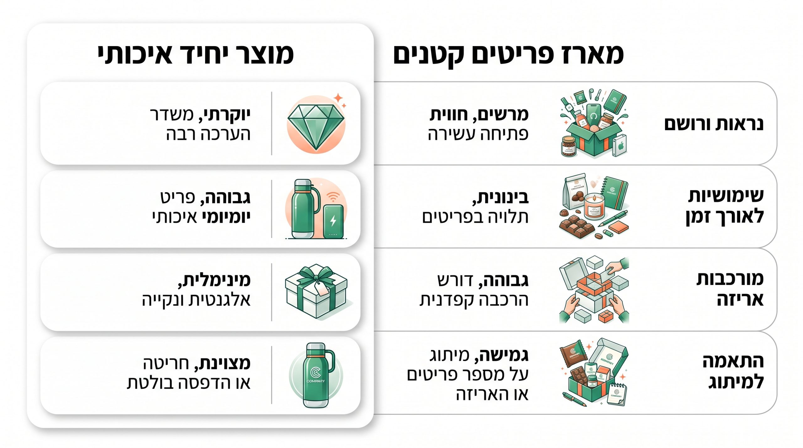 מה עדיף, מתנה אחת טובה עד 50 שח או כמה פריטים קטנים